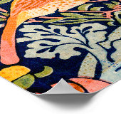 ウィリアム・モリスによるイチゴ泥棒パターンのポスター ポスター (角)