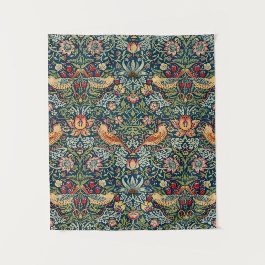 ウィリアム・モリスによるイチゴ泥棒 タペストリー (正面)