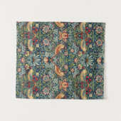 ウィリアム・モリスによるイチゴ泥棒 タペストリー (正面(横))