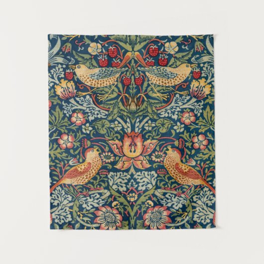 ウィリアム・モリスによるイチゴ泥棒 タペストリー (正面)