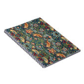 ウィリアム・モリスによるイチゴ泥棒 ノートブック (右側)