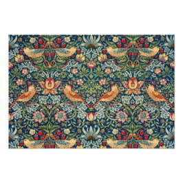 ウィリアム・モリスによるイチゴ泥棒 フォトプリント           