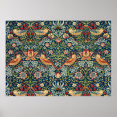 ウィリアム・モリスによるイチゴ泥棒 ポスター (正面)