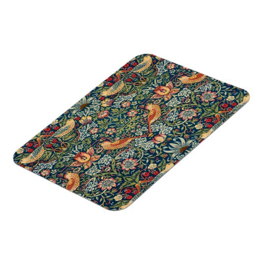 ウィリアム・モリスによるイチゴ泥棒 マグネット (左側)