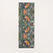 ウィリアム・モリスによるイチゴ泥棒 ヨガマット (裏面)