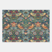 ウィリアム・モリスによるイチゴ泥棒 ラッピングペーパーシート (正面3)