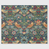 ウィリアム・モリスによるイチゴ泥棒 ラッピングペーパー (フラット)