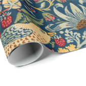 ウィリアム・モリスによるイチゴ泥棒 ラッピングペーパー (ロールコーナー)