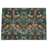 ウィリアム・モリスによるイチゴ泥棒 ラージペーパーバッグ (正面)