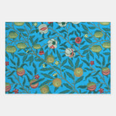 ウィリアム・モリスによるザクロの枝 ラッピングペーパーシート (正面3)