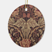 ウィリアム・モリスによるスイカズラ、Garden Flowers Art セラミックオーナメント (左)