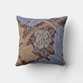 ウィリアム・モリスによるセント・ジェームス・アカンサス葉パターン クッション (裏面)