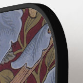 ウィリアム・モリスによるセント・ジェームス・アカンサス葉パターン ピックルボールラケット (左詳細)