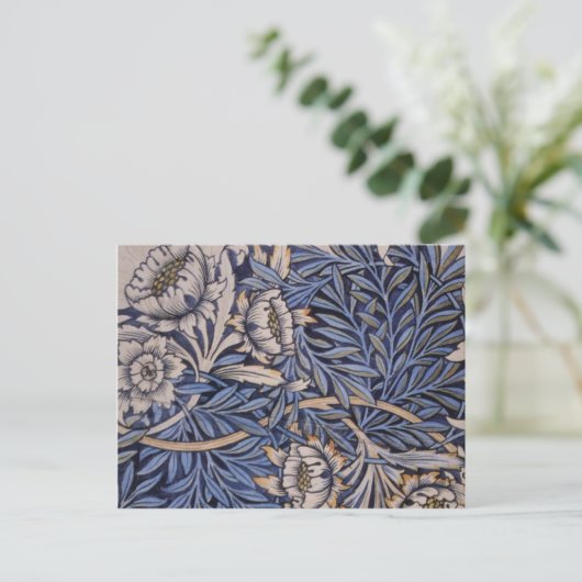 ウィリアム・モリスによるチューリップと柳 ポストカード (スタンド正面)