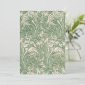 ウィリアム・モリスによるチューリップパターン(1875) 招待状 (スタンド正面)