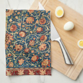 ウィリアム・モリスによるホランド・パーク、ヴィンテージ・ラグ・アート キッチンタオル (四つ折り)