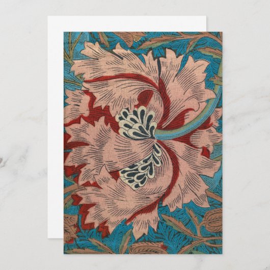 ウィリアム・モリスによる黄金伝説 サンキューカード (正面/裏面)