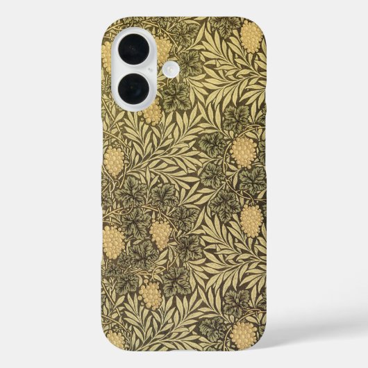 ウィリアム・モリスによる「Vine」ヴィンテージ テキスタイル パターン Case-Mate iPhoneケース (裏面)