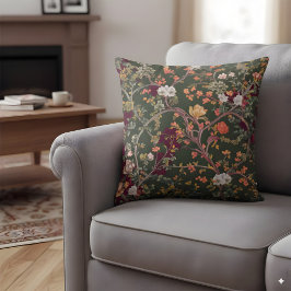 ウィリアム・モリスにインスパイアされた装飾デザイン クッション