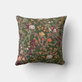 ウィリアム・モリスにインスパイアされた装飾デザイン クッション (裏面)