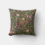 ウィリアム・モリスにインスパイアされた装飾デザイン クッション (正面)
