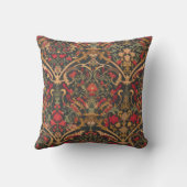 ウィリアム・モリスにインスパイアされた装飾デザイン クッション (裏面)