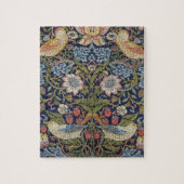 ウィリアム・モリスのいちごの盗人のデザイン1883年 ジグソーパズル (縦)