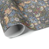 ウィリアム・モリスのいちごの盗人のデザイン1883年 ラッピングペーパー (ロールコーナー)