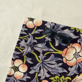 ウィリアム・モリスのいちごの盗人の花柄アールヌーボー ビーチタオル (インサイチュ)