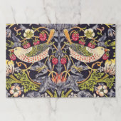 ウィリアム・モリスのいちごの盗人の花柄アールヌーボー ペーパーパッド (正面)