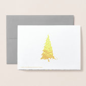 ウィリアム・モリスのいちごの盗人の花柄アールヌーボー 箔カード (裏面封筒付き)