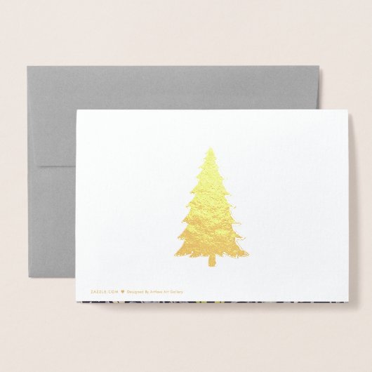 ウィリアム・モリスのいちごの盗人の花柄アールヌーボー 箔カード (裏面封筒付き)