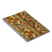 ウィリアム・モリスのいちごの盗人パターン ノートブック (右側)