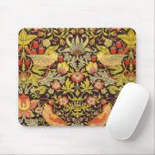ウィリアム・モリスのいちごの盗人パターン マウスパッド (マウス)