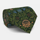 ウィリアム・モリスのすみれ色および鳩の花 ネクタイ (ロール)