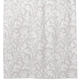 ウィリアム・モリスのアザミパターンカスタム色 シャワーカーテン