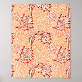 ウィリアム・モリスのアップルの有名なパターン ポスター (正面)