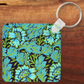 ウィリアム・モリスのアネモネの文様 キーホルダー (裏面)