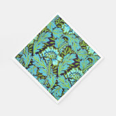ウィリアム・モリスのアネモネの文様 スタンダードランチョンナプキン (角)