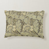 ウィリアム・モリスのアネモネパターン アクセントクッション (裏面)