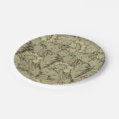 ウィリアム・モリスのアネモネパターン ペーパープレート (アングル)