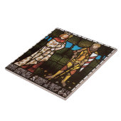 ウィリアム・モリスのアーサー王とランスロット卿 タイル (側面)