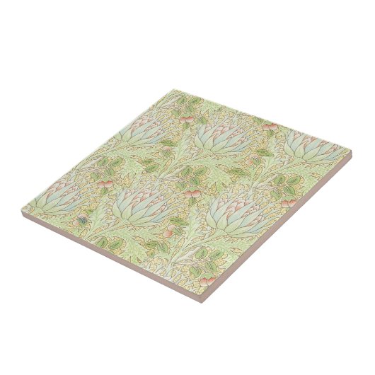 ウィリアム・モリスのアーティチョークのタイル タイル (側面)