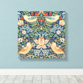 ウィリアム・モリスのイチゴ泥棒 キャンバスプリント (インサイチュ (ウッドフロア))