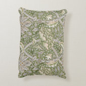 ウィリアム・モリスのウィンドラッシュ(1917-25)花柄 アクセントクッション (裏面(縦))