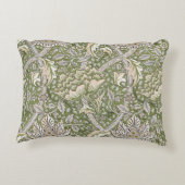 ウィリアム・モリスのウィンドラッシュ(1917-25)花柄 アクセントクッション (裏面)