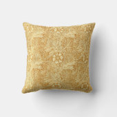 ウィリアム・モリスのエレガントな花模様 クッション (裏面)