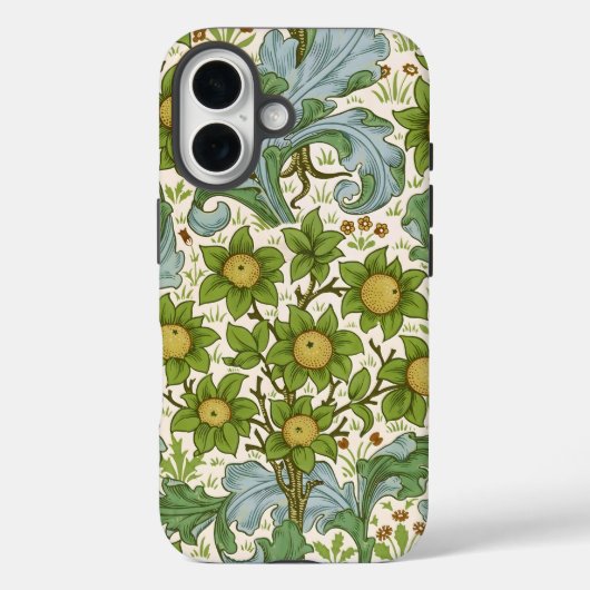 ウィリアム・モリスのオーチャードデライトアート Case-Mate iPhoneケース (裏面)