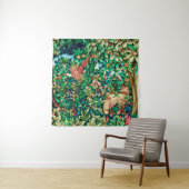 ウィリアム・モリスのキツネおよびキジのタペストリーのプリント タペストリー (インサイチュ)