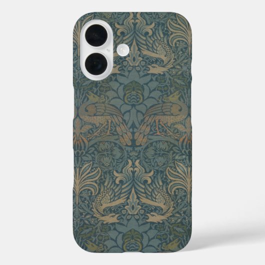 ウィリアム・モリスのクジャクとドラゴン Case-Mate iPhoneケース (裏面)
